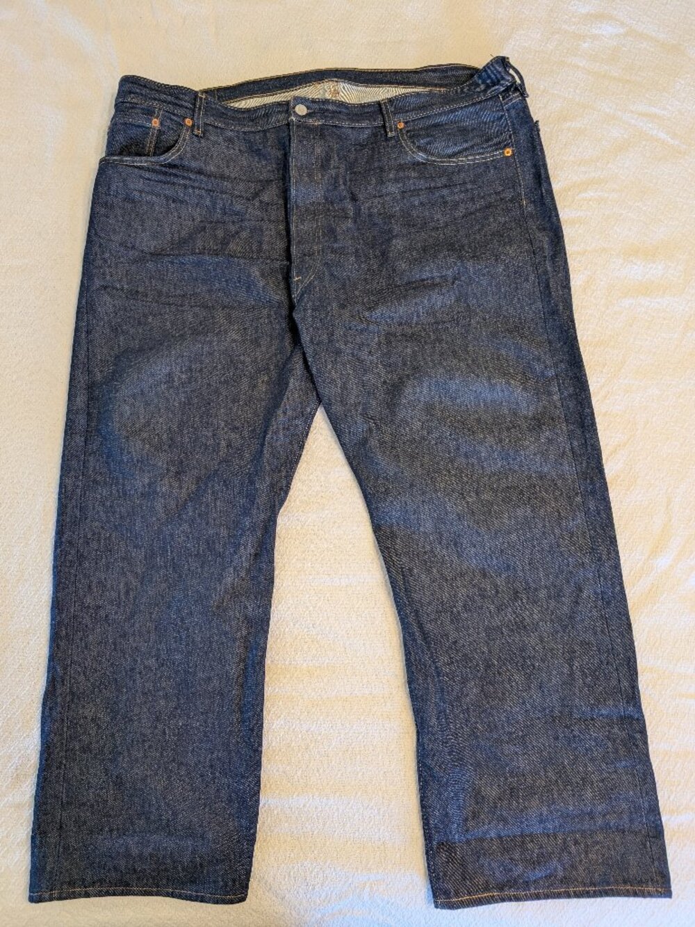 Levi's Men's 501 Jean Big and Tall Rigid STF 46x30 Dark Wash